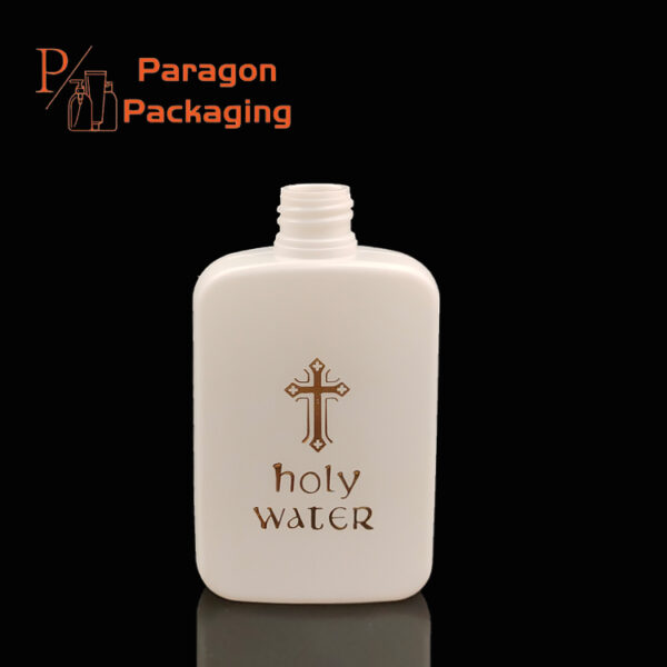 120ml HDPE plastic square bottle with 20-410 neck finish