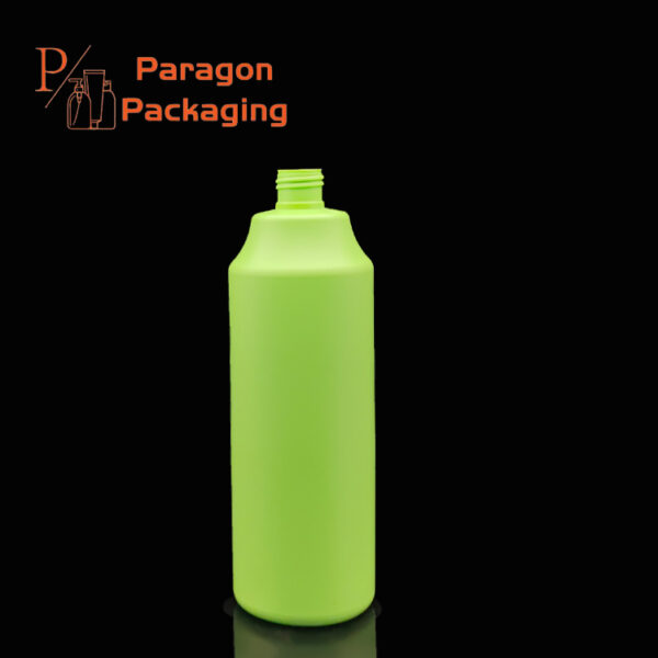 22oz HDPE plastic round bottle with 24-410 neck finish