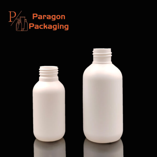 60/120ml HDPE Bottle with 24-410 neck finish