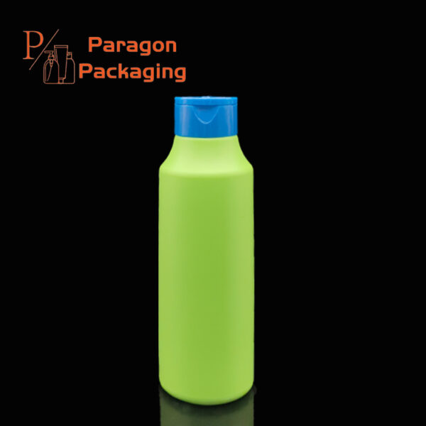 22oz HDPE plastic round bottle with 24-410 neck finish - Image 2