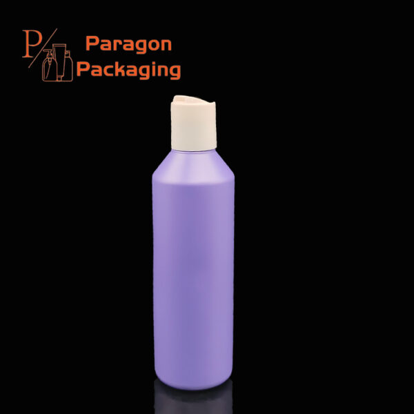 250ml HDPE plastic bottle with 24-410 neck finish - Image 2