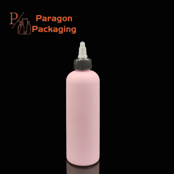 8oz soft touch HDPE Bottle with 24-410 neck finish - Image 2