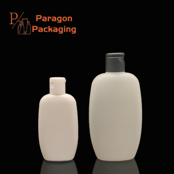 100ml/200ml HDPE Flask Bottle with 20-415/24-410 neck finish - Image 2