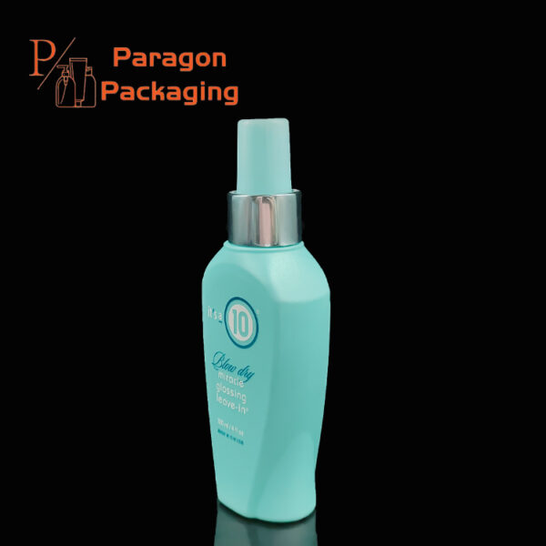 120ml HDPE plastic flask bottle with 24-410 neck finish - Image 3