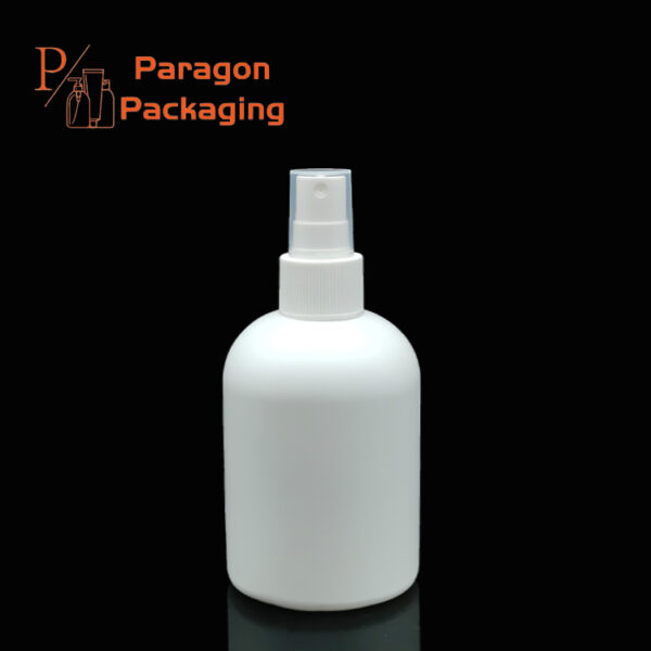 250ml HDPE plastic round bottle with 24-410 neck finish - Image 2