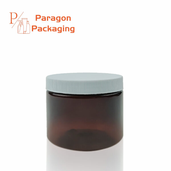 6oz PET plastic single wall Jar with 70-400 neck finish - Image 2