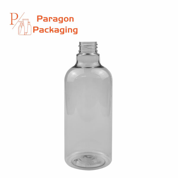 16oz PET plastic bottle with 28-410 neck finish