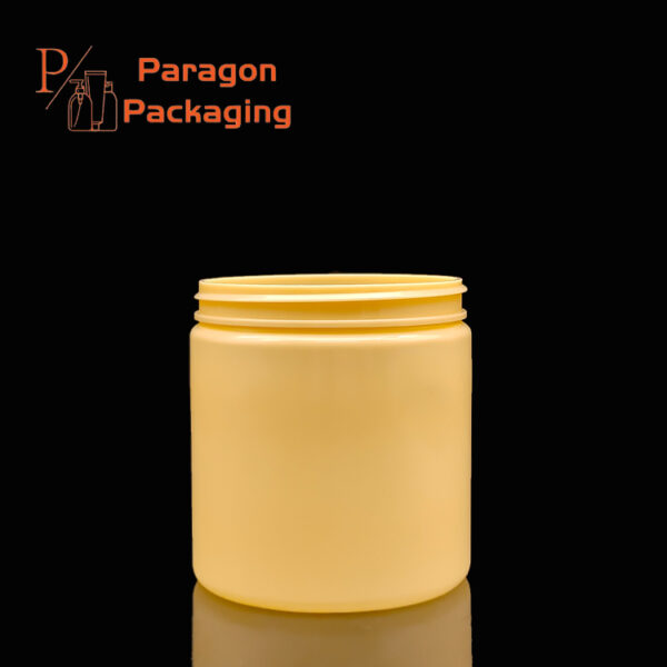 500ml PET plastic single wall Jar with 89-400 neck finish