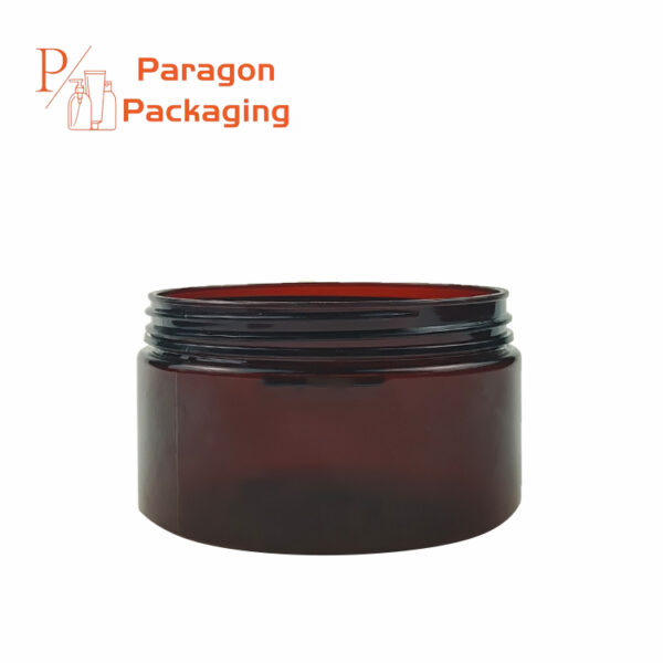 250ml PET plastic single wall Jar with 89-400 neck finish