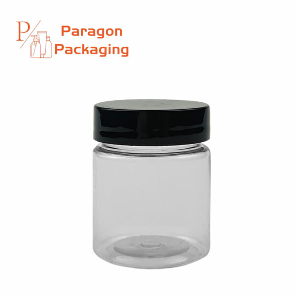 50ml PET plastic single wall Jar with 38-400 neck finish - Image 2