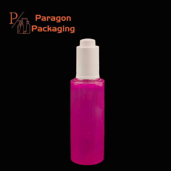 60ml PET plastic cosmo bottle with 20-410 neck finish - Image 2