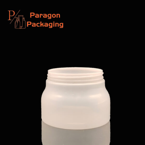 8oz PET plastic single wall Jar with 68-400 neck finish