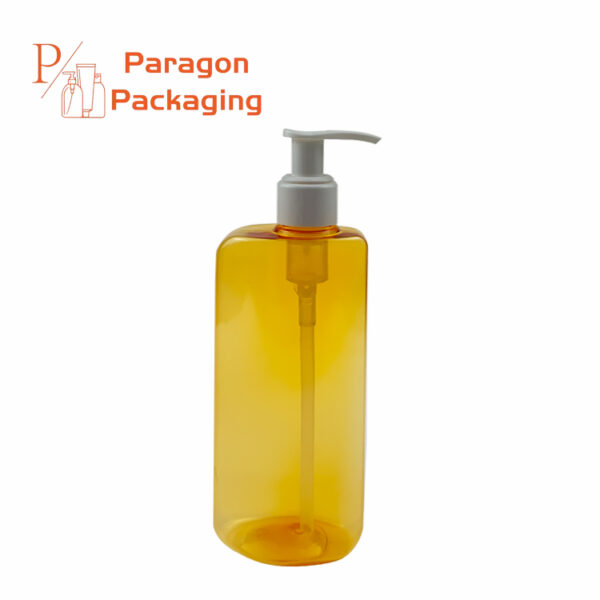 260ml PET plastic flask bottle with 24-410 neck finish - Image 2