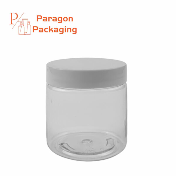 4oz PET plastic single wall Jar with 58-400 neck finish - Image 2