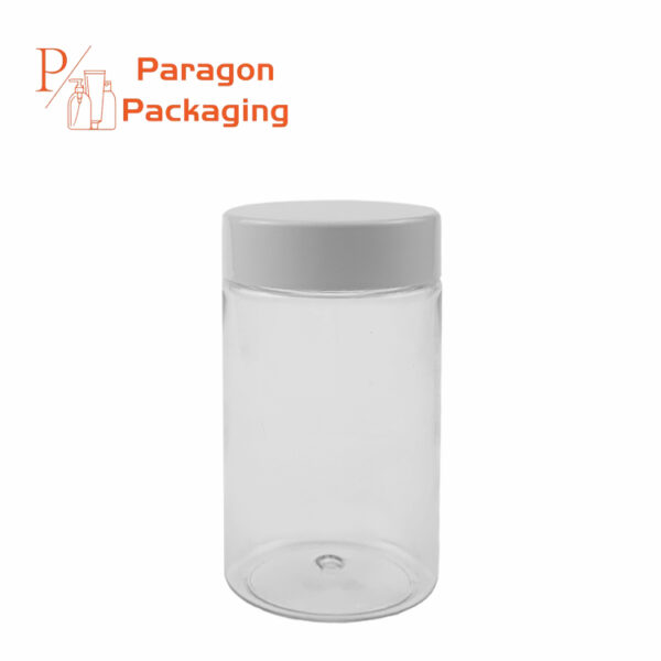 200cc PET plastic single wall Jar with 53-400 neck finish - Image 2