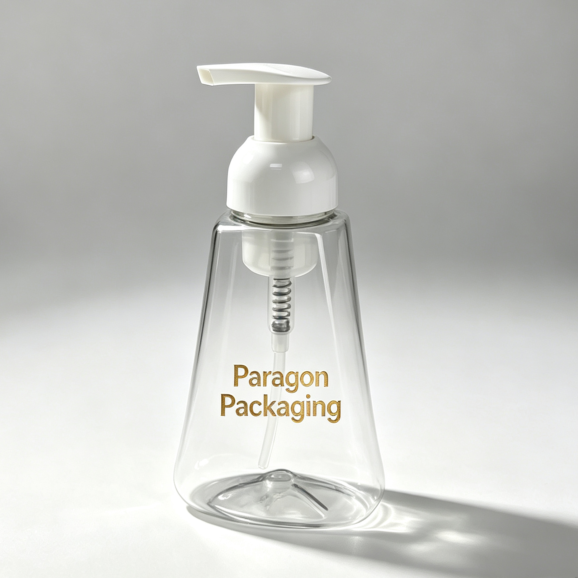 260ml PET foam flask bottle with 40-400 neck finish
