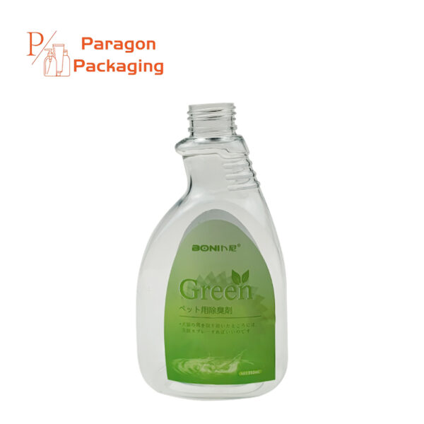 12oz PET sprayer flask botte with 28-410 neck finish