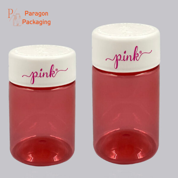 200/300cc PET single wall Jar with 53-400 neck finish