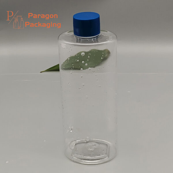 250ml oval PET bottle with 24-410 neck finish - Image 2