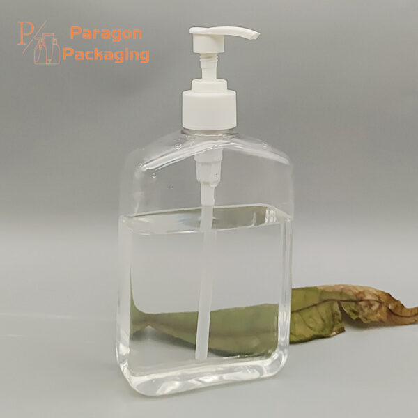 500ml Flat PET bottle with 28-410 neck finish - Image 2