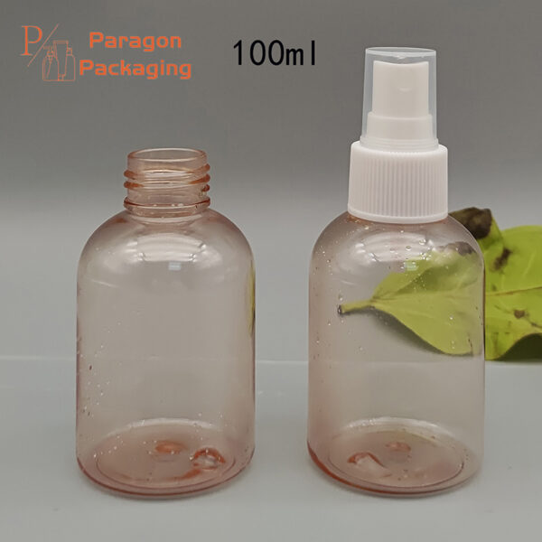 100ml PET bottle with 24-410 neck finish