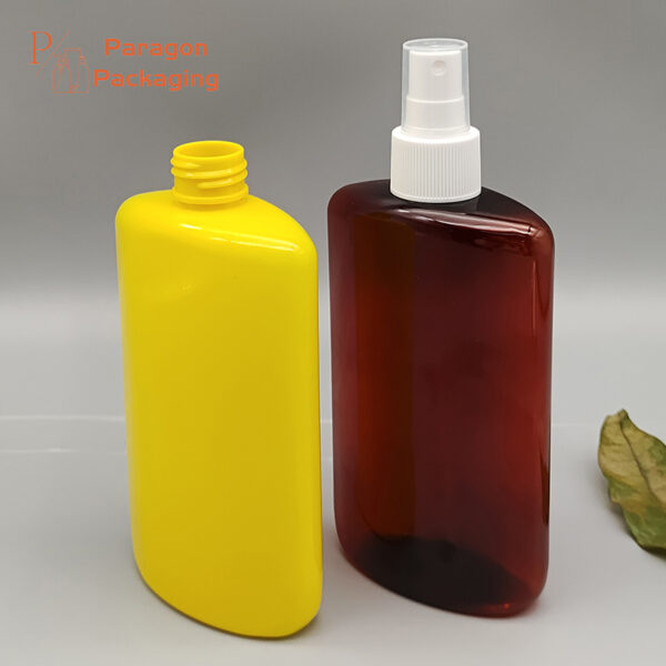 280ml PET flat bottle with 24-410 neck finish - Image 2