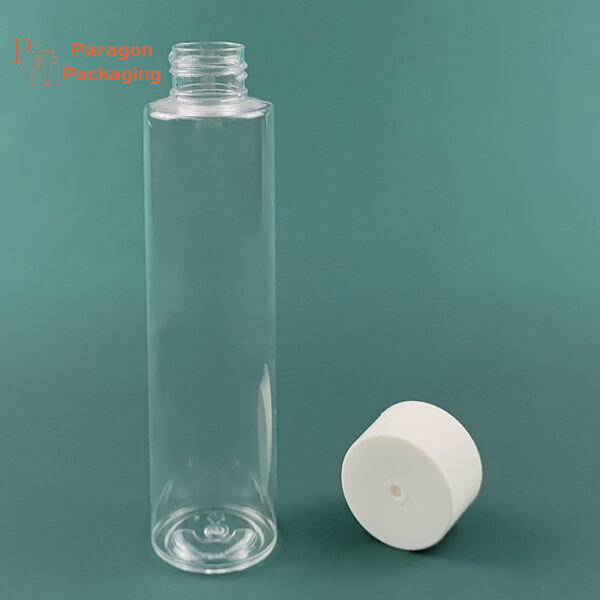 150ml flat shoulder PET bottle with 24-410 neck finish - Image 2