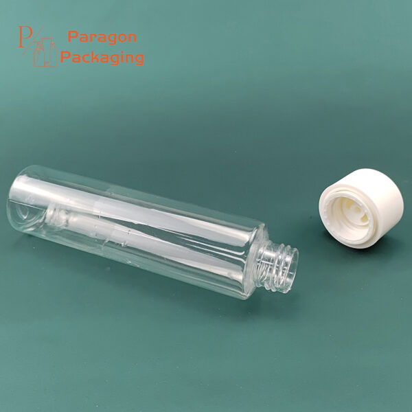 150ml flat shoulder PET bottle with 24-410 neck finish - Image 3