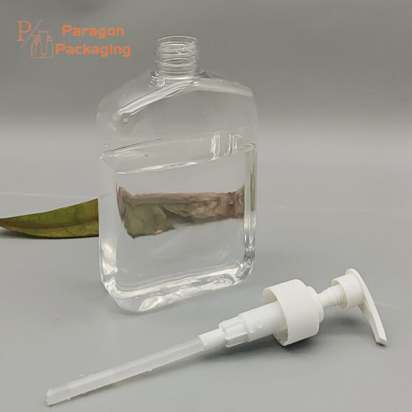 500ml Flat PET bottle with 28-410 neck finish - Image 3