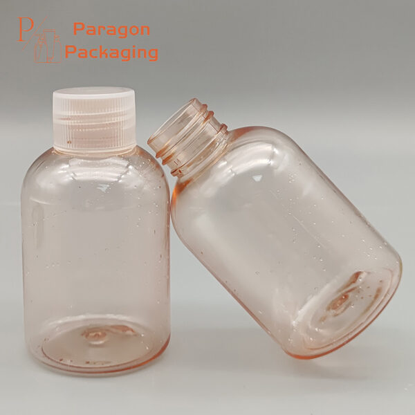 100ml PET bottle with 24-410 neck finish - Image 3