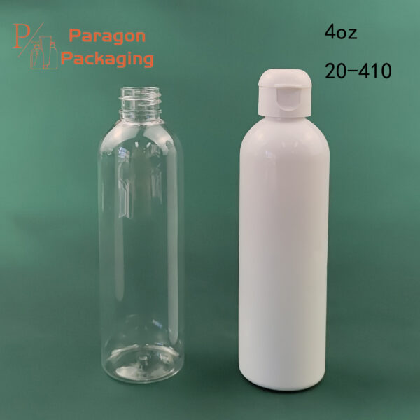 130ml PET bottle with 24-410 neck finish