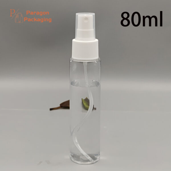 80ml PET bottle with 24-410 neck finish