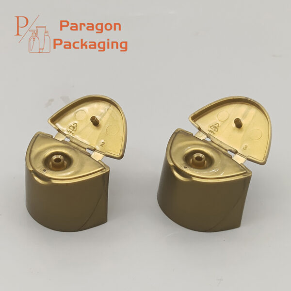 20-410 double wall Threaded mouth triangle PP flip on top cap - Image 2